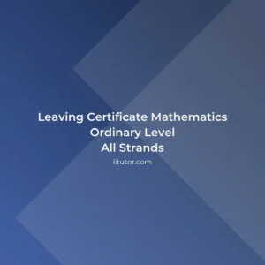 Leaving Certificate Mathematics Ordinary Level All Strands